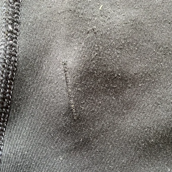 Adidas Climalite Leggings Side Pocket Women's Small Black White Stripe - Picture 10 of 11